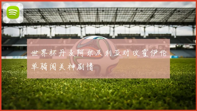 世界杯丹麦阿尔及利亚对攻霍伊伦单骑闯关神剧情